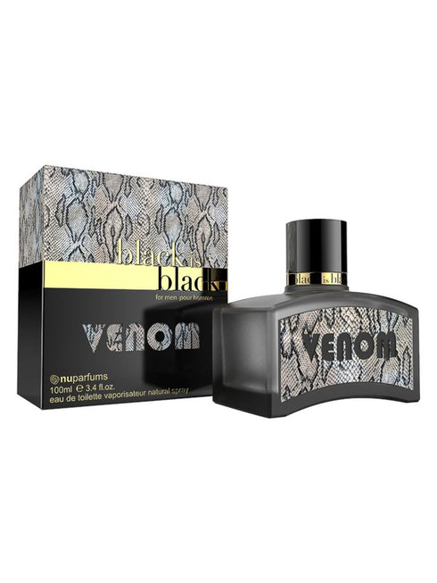 Black Is Black Venom Eau De Toilette For Men By Nuparfums